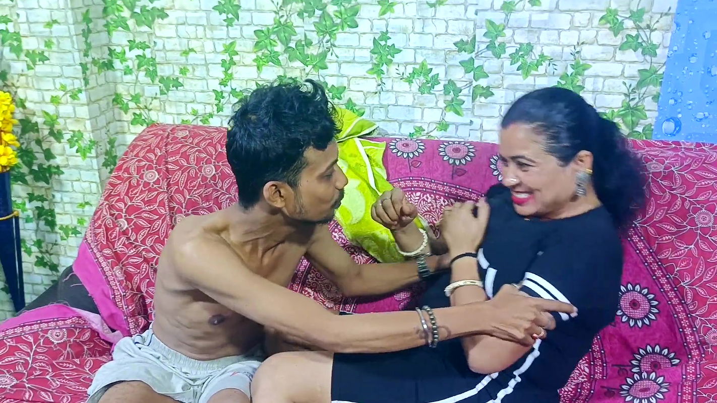 Tight pussy Desi Bhabhi in short dress fucked hard by Dever ji