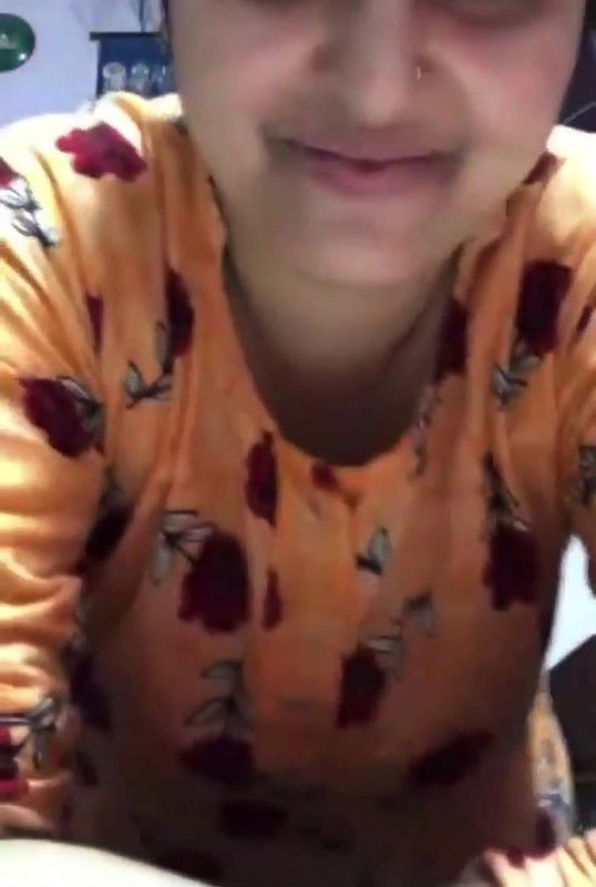 Cutie showing huge melons