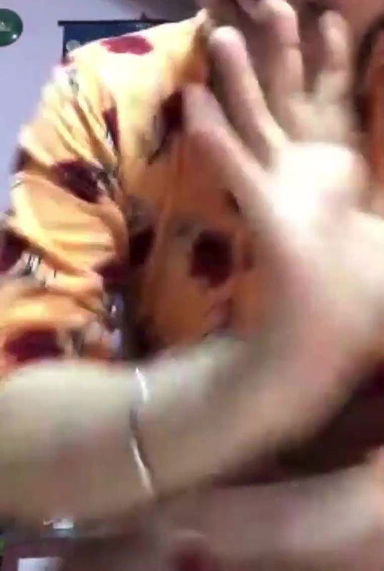 Cutie showing huge melons