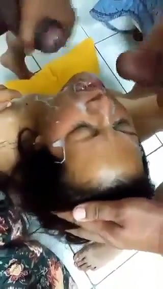 Gang Cum Shot on Face