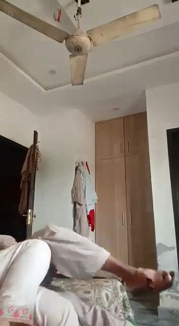 Paki Old Man Enjoying with Young Babe Clear Talking