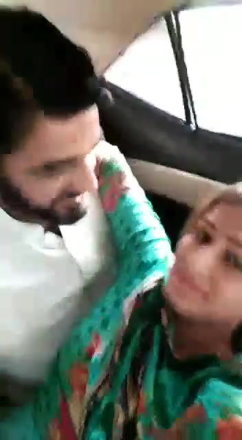 Paki Couple Enjoying in Car