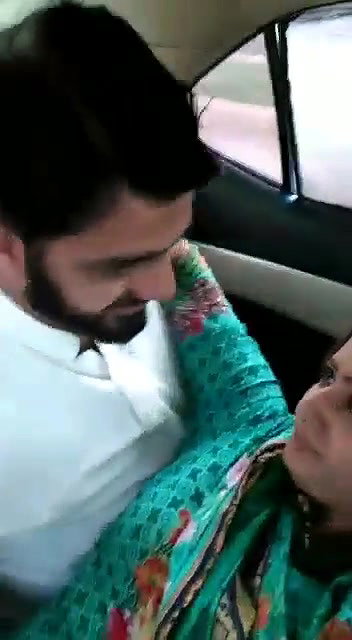 Paki Couple Enjoying in Car