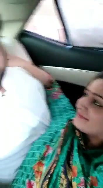 Paki Couple Enjoying in Car