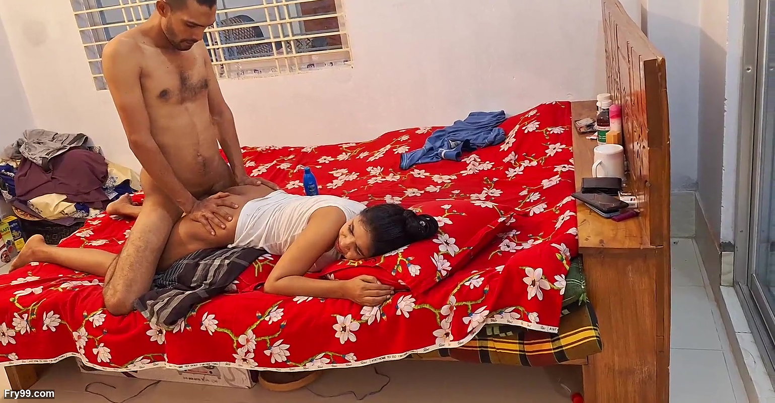 Hanif and Adori – skinny Bengali gets hard doggystyle tight pussy and ass fucked hard