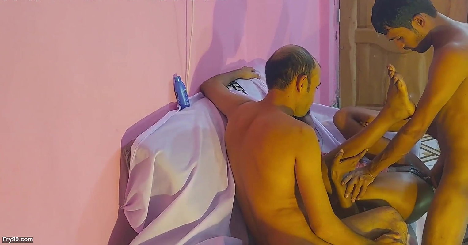 Romantic and real threesome sex at home desi porn at home video . hanif and popy khatun and manik mia