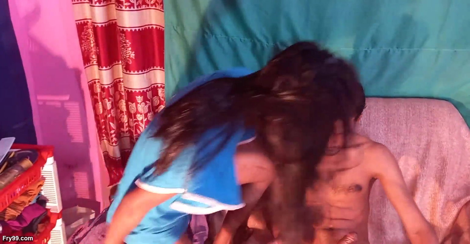 Two handsome maintenance guys fucks beautiful black b teens girls gets fucked by at home ….. Hanif and Popy khatun and Mst s