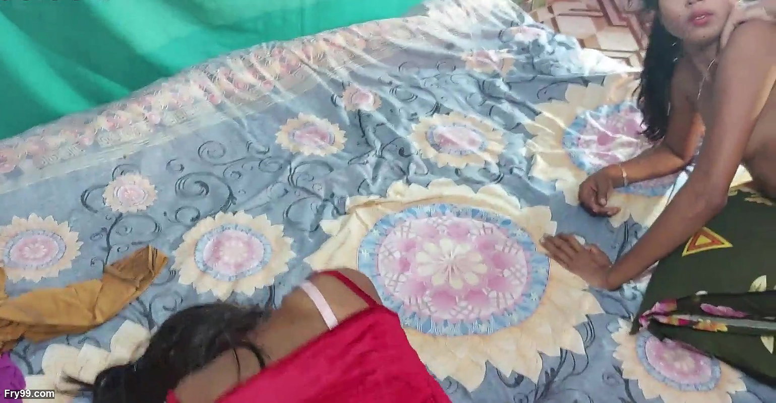 Two hot babes get fucked in both fuck tight pussy, foursome Sex , ,,,,,, Hanif and Popy khatun and Mst sumona and Manik Mia