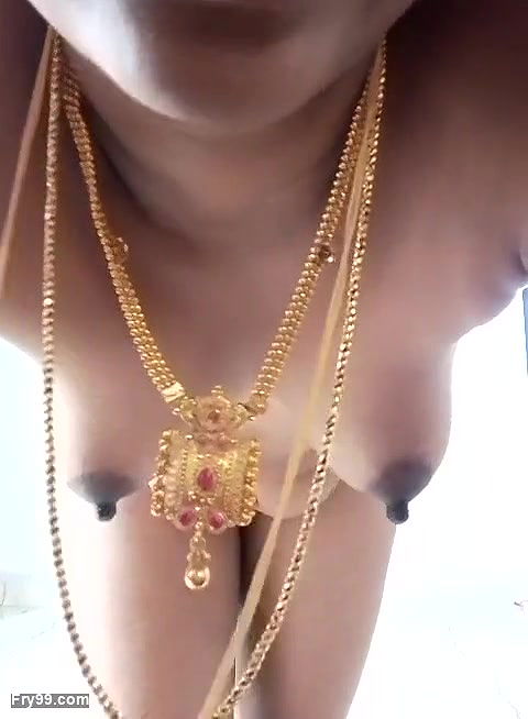 Tamil wife Swetha Kerala style dress nude self video recorder