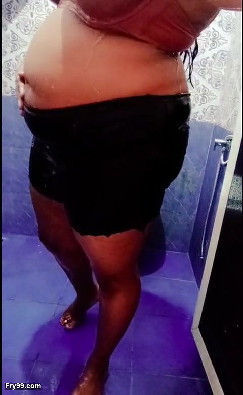 Indian Big Boobs Step Sister Arya in Bathroom