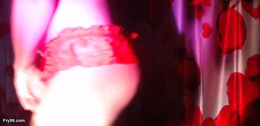 Flashing Sexy Belly in Night Light