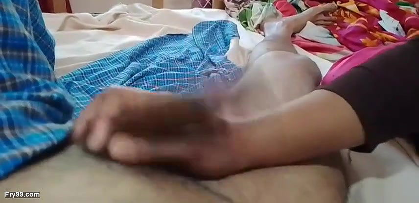 Wife sucks and stimulates husband’s dick