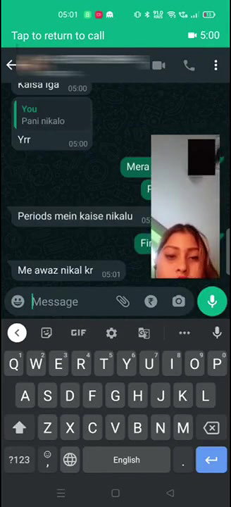 Hot Indian Girl Shows her Boobs and Pussy on VC