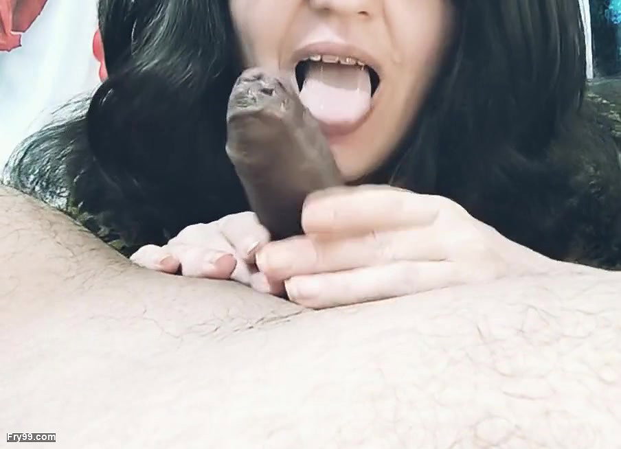 All Natural Beauty Licks Black Man Ass And Cock