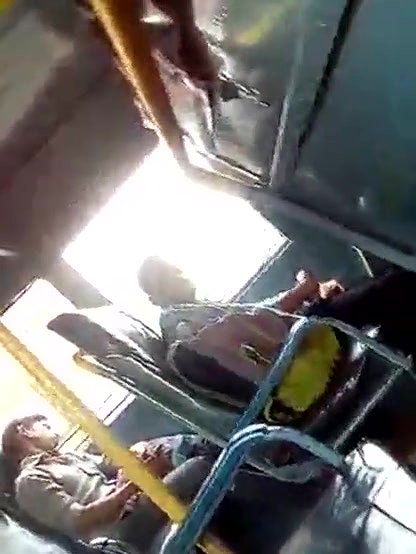 Another tarki guy masturbating in BUS while knowing side passanger girl recording