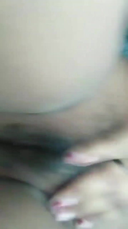 Young girl showing