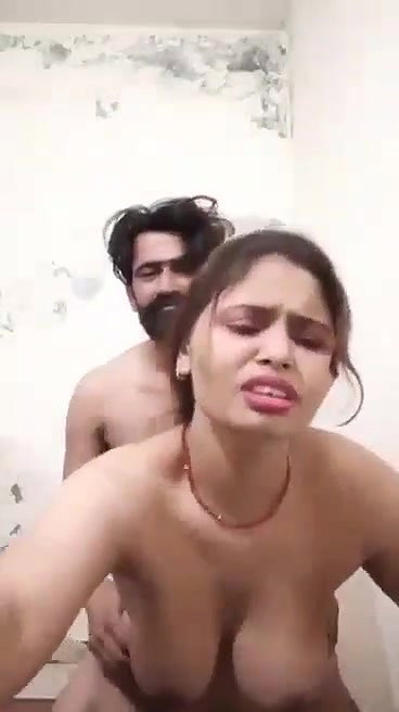Bang from behind in bathroom