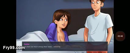 Sex with stepsister and neighbour(summer time saga game)