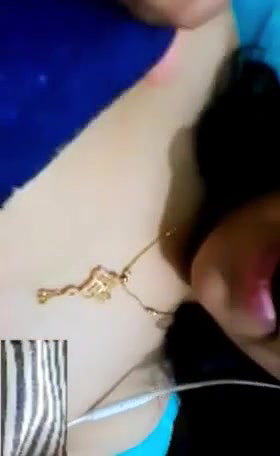 Extremely Cute GF Likes to Play with her Titties during Videocall with her BF