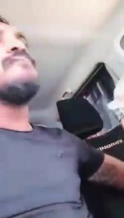 Desi lover fun  In car