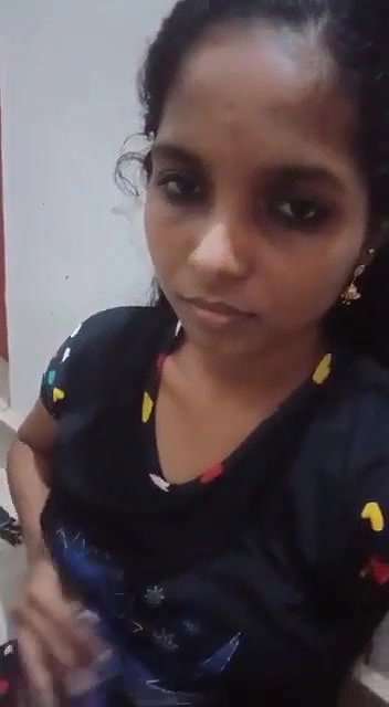 Andhra girl showing her small boobs on cam