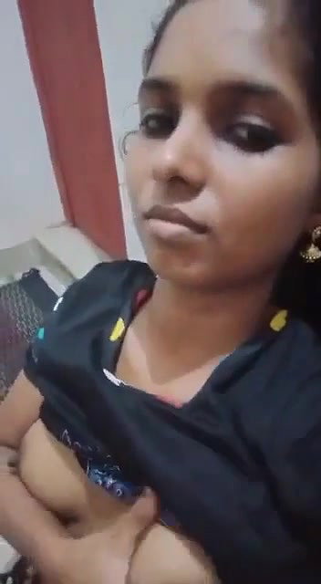 Andhra girl showing her small boobs on cam