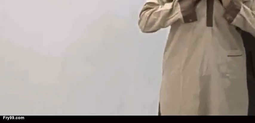 Hot sexy Muslim girl wearing his clothes and also enjoyed it