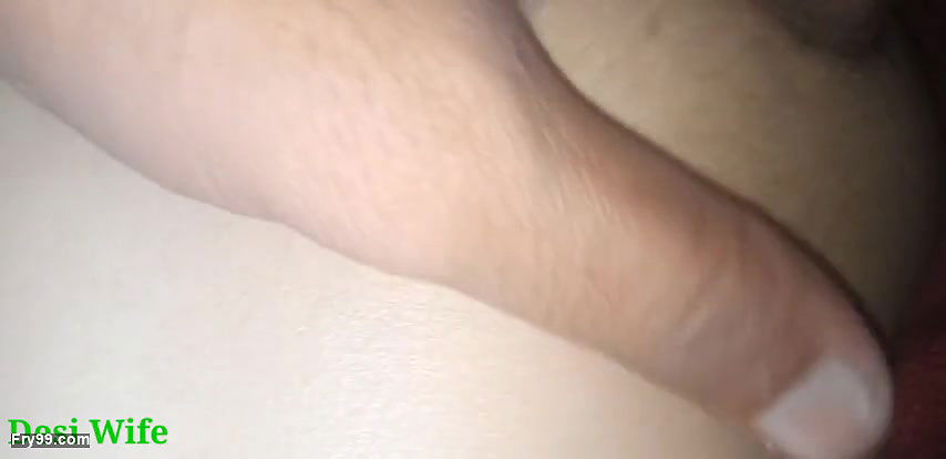 Desi husband showing his wife boobs and she suck his dick