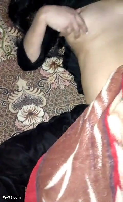 Desi girl enjoying happy new year with her husband