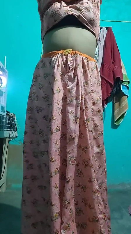 Rajasthani housewife undressing and masturbating
