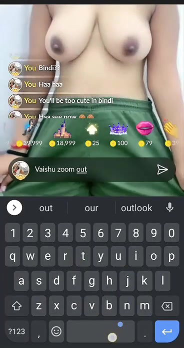 Vaishu Showing Boobs, Pussy & on 121 Tango Live with FACE