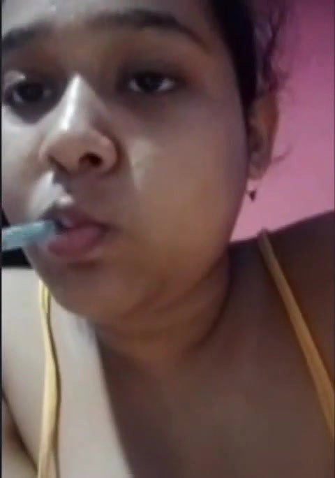 Indian Girl Showing Lover