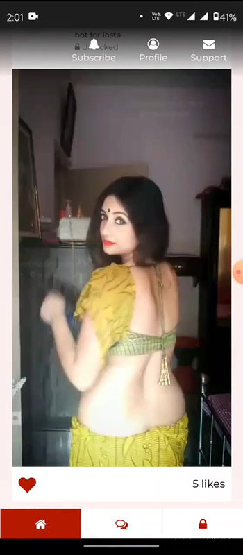 Rupsa Famous Demanding Bong Model See through Lingerie App Video