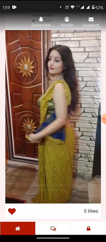 Rupsa Famous Demanding Bong Model See through Lingerie App Video