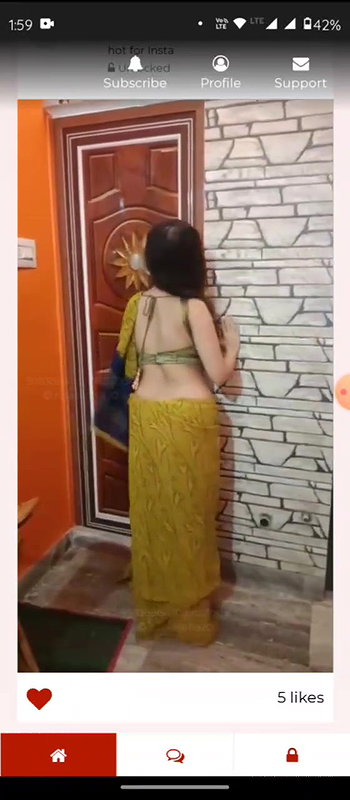 Rupsa Famous Demanding Bong Model See through Lingerie App Video