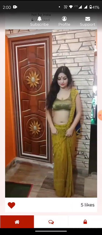 Rupsa Famous Demanding Bong Model See through Lingerie App Video