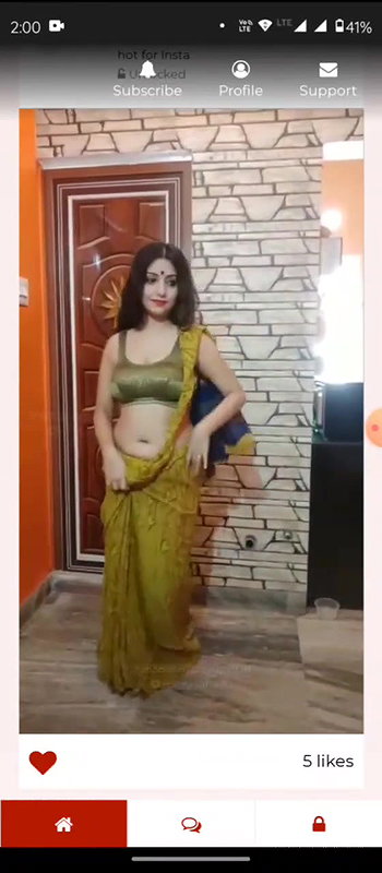 Rupsa Famous Demanding Bong Model See through Lingerie App Video