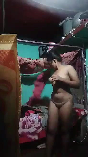 Village girl making video for lover