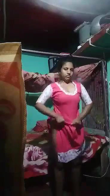 Village girl making video for lover
