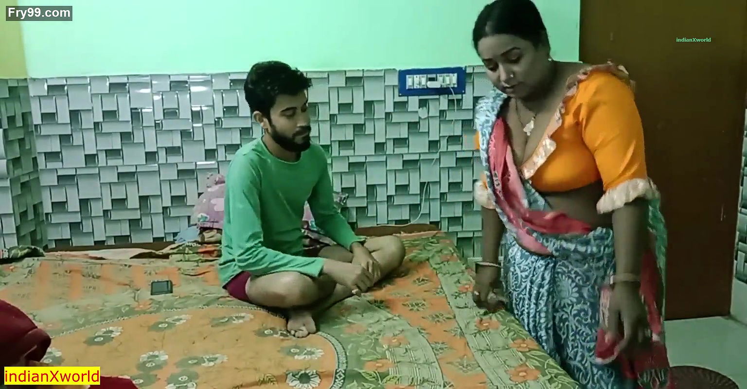 Indian teen boy fucking with hot beautiful maid Bhabhi! Uncut homemade sex