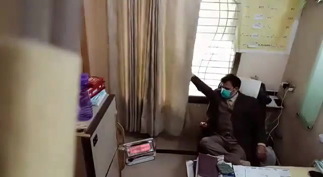 Paki doctor checking boobs by inserting hands inside blouse