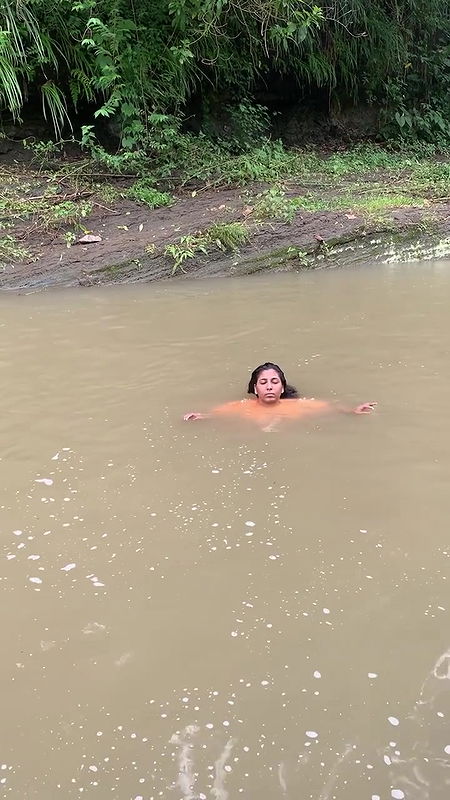 Unknown Hot lady Big Boobs and nipple show in ornage tshirt