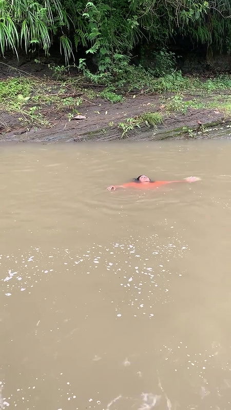 Unknown Hot lady Big Boobs and nipple show in ornage tshirt