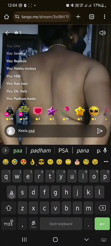 Tamil wife Ammu STRIPCHAT