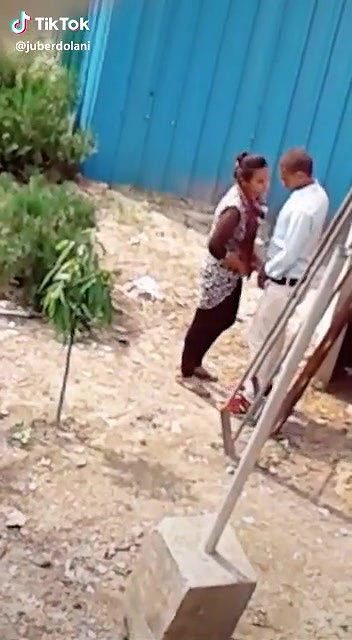 Desperate lover outdoor fucking