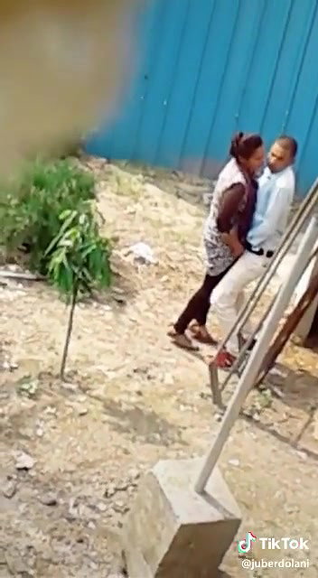 Desperate lover outdoor fucking