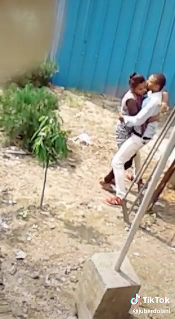 Desperate lover outdoor fucking