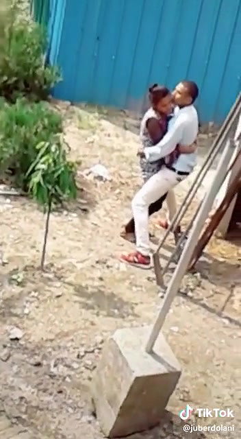 Desperate lover outdoor fucking