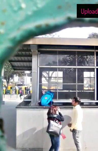 Superhot Couple getting vigrous blowjob in metro