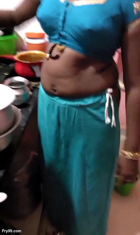 South Indian Tamil Housewife Renu’s Kitchen Sex Fucking After Cooking Live Video Call with Nri American Friend
